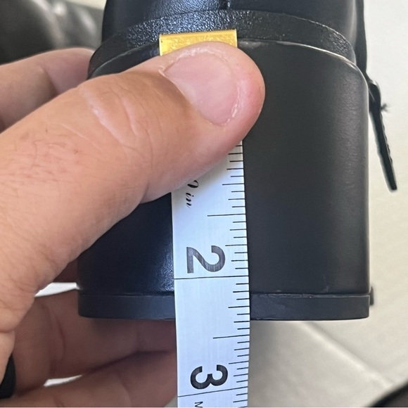 Franco Sarto Black Leather Dalden‎ Bootie Size 6M # - Picture 3 of 9